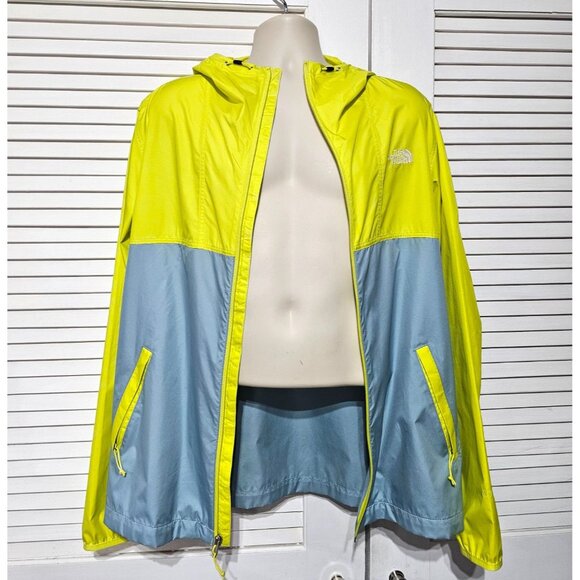 NWOT North Face Men's Cyclone 2.0 Hooded Jacket Sulphur Spring Green Size L 3161 - Picture 3 of 14